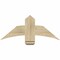 Ekena Millwork Bellingham Rough Sawn Timber Gable Bracket, Douglas Fir, 36"W x 15"H x 2"D x 6"F, 10/12 Pitch GBW036X15X0206BEL00RDF - alternate 1